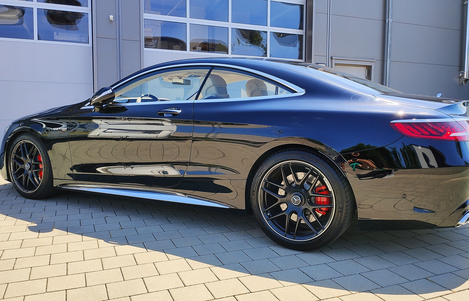 Dyno test with the Mercedes S63